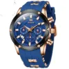 Olevs 9991 For Men - Blue - Image 7