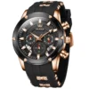 Olevs 9991 For Men - Rose Black