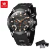 Olevs 9991 For Men -  Black - Image 5