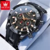 Olevs 9991 For Men -  Black - Image 4