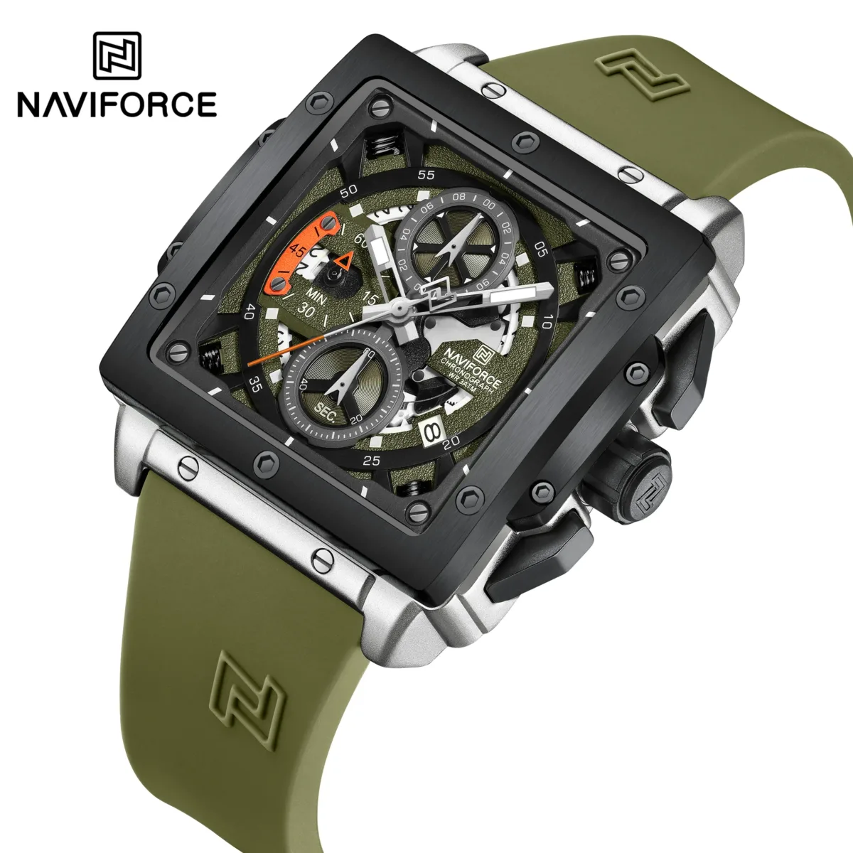 Naviforce 8064 - Green - Image 3