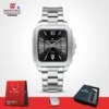 Naviforce 9239 - Silver Black For Men - Image 2