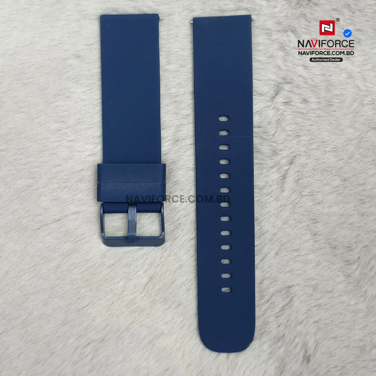 Smart Watch Silicon Strap - Blue ( 22mm) - Image 1
