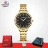 Curren 9099 For Women - Gold Black - Image 2
