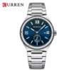Curren 8471 CH For Men - Silver Blue - Image 3