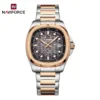 Naviforce 9240 CH - Rose Gray For Men - Image 4