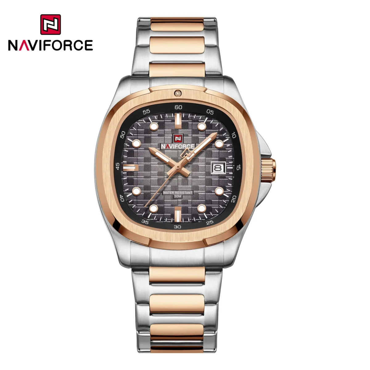 Naviforce 9240 CH - Rose Gray For Men - Image 4
