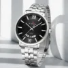 Naviforce 9238 - Silver Black For Men - Image 2
