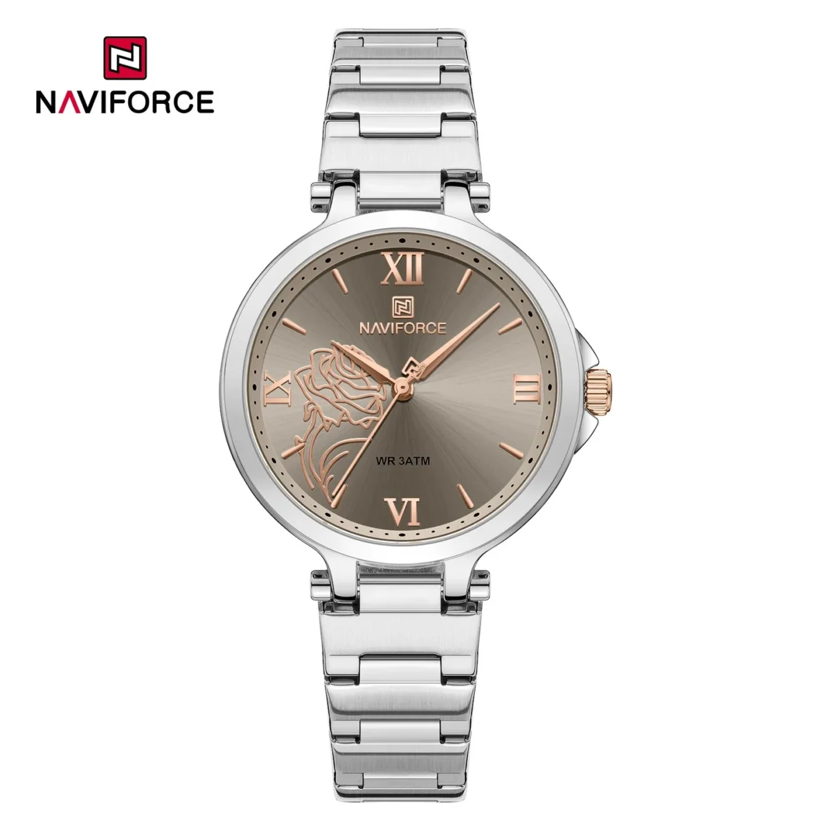 Naviforce 5060 For Women - Silver Gray - Image 1