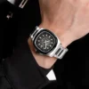 Naviforce 9240 CH - Silver Black For Men - Image 3