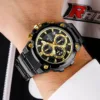 Naviforce 8071 For Men - Black Gold - Image 2