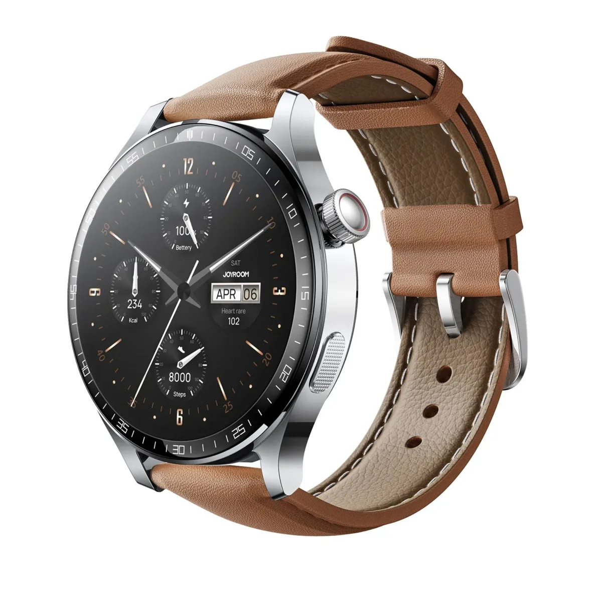 Joyroom JR-FC2 Pro  Smart Watch - Silver ( Dual Strap ) - Image 1