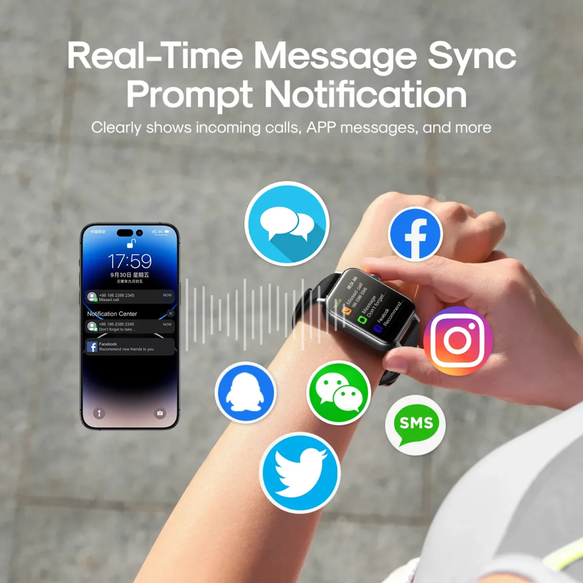 JOYROOM JR-FT5 Calling Smart Watch - Black - Image 4