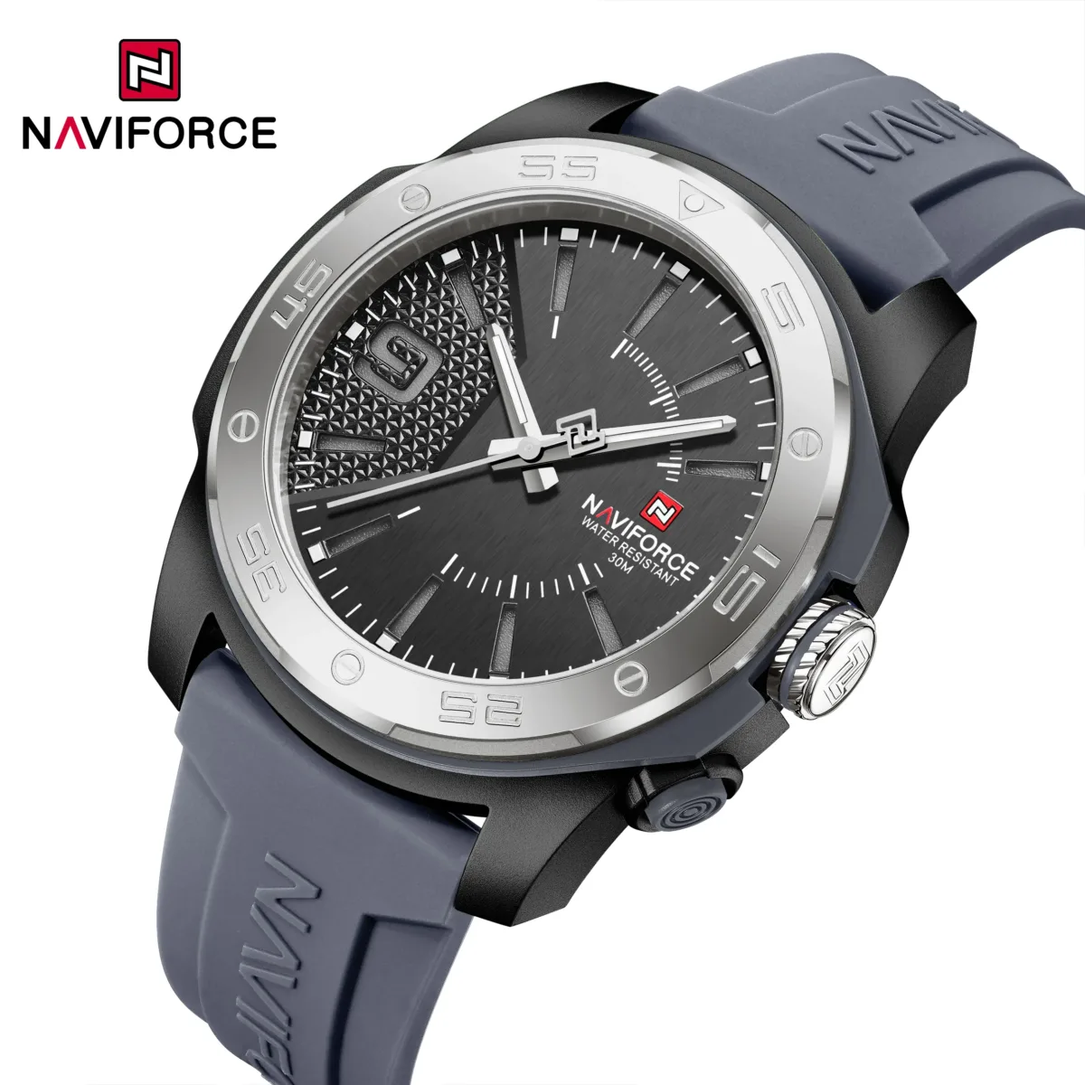 Naviforce 7112T For Man - Silver Black - Image 1