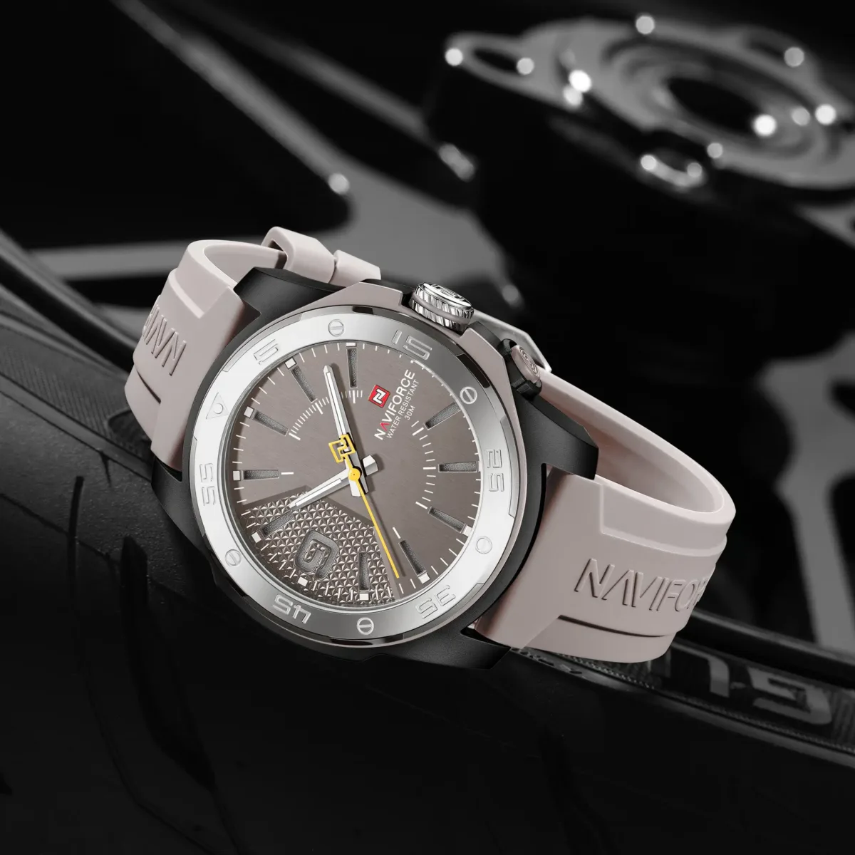 Naviforce 7112T For Man - Silver Gray - Image 3