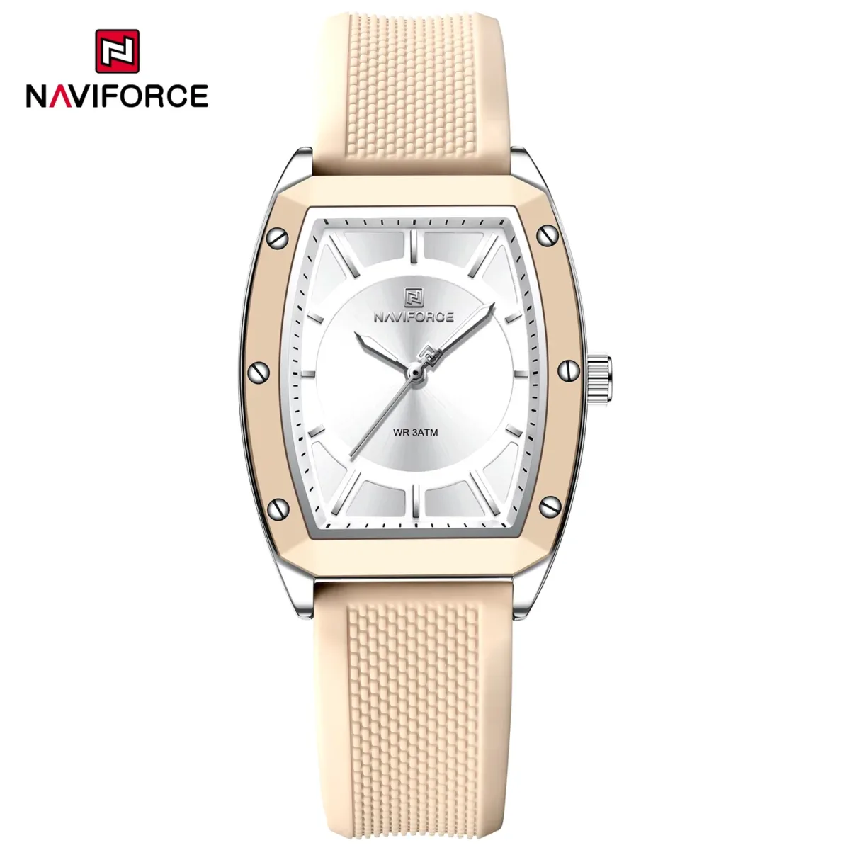 Naviforce 5049 - Rose Gold White For Women - Image 1