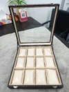 Watch Display Case Box - 12 Slots (Coffee) - Image 3