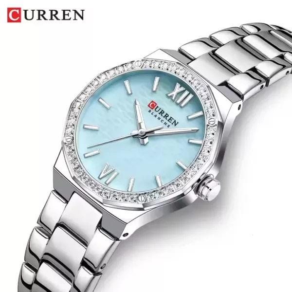 Curren 9103 CH For Women - Silver Sky - Image 4
