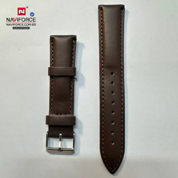 Leather Belt - Dark Brown (22mm) - Image 1