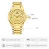 Naviforce 9245 CH – Gold For Men - Image 4