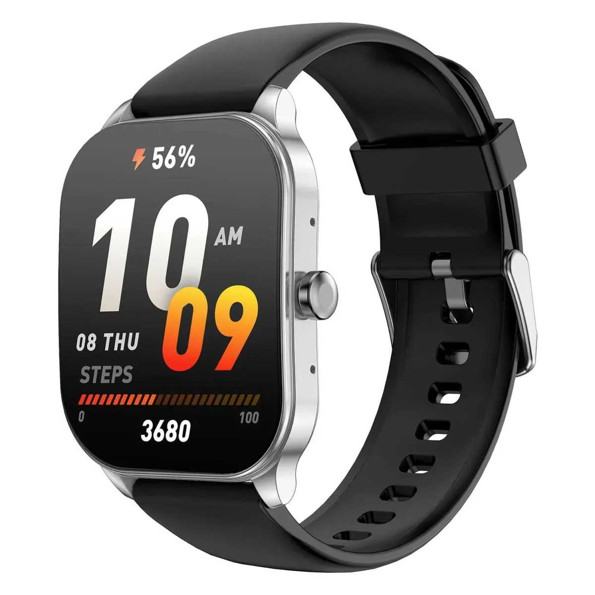 Amazfit Pop 3S Smart Watch - Silver - Image 1