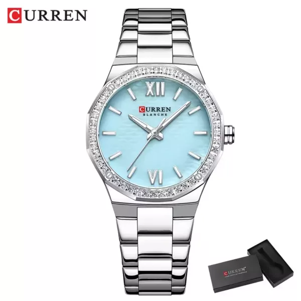 Curren 9103 CH For Women - Silver Sky - Image 3