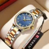 Curren 9103 CH For Women - Gold Blue - Image 3