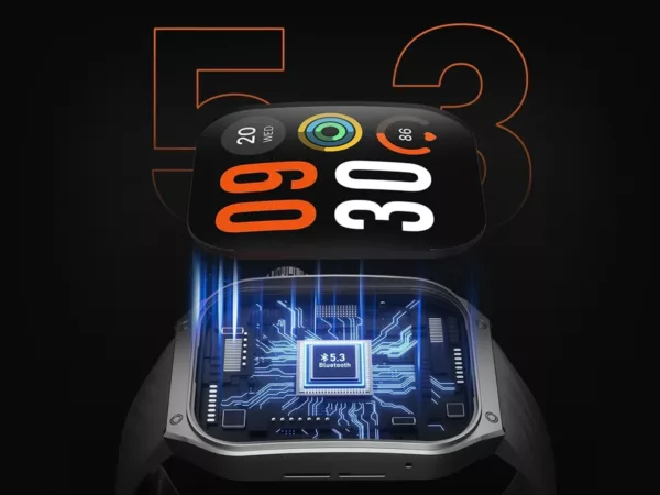 Haylou Watch S8 Smart watch - Black - Image 2