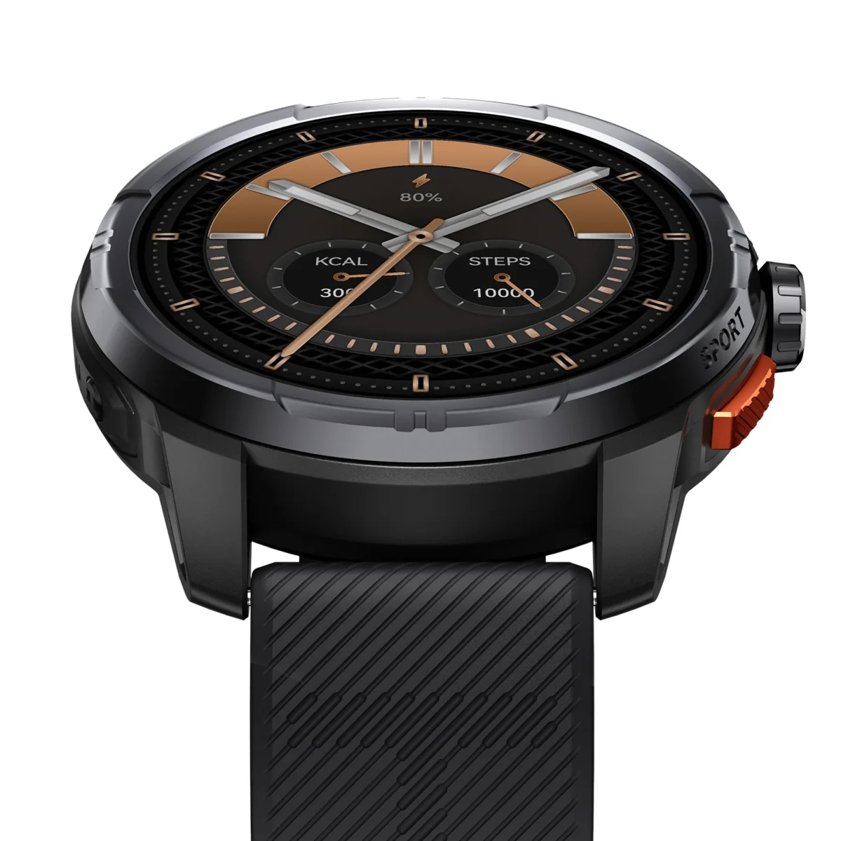 Haylou Solar Ultra AMOLED Smart Watch with GPS - Black - Image 4