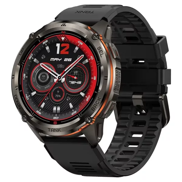 KOSPET TANK T3 ULTRA 2 Smartwatch with GPS - Black (Special Edition Dual Strap) - Image 3