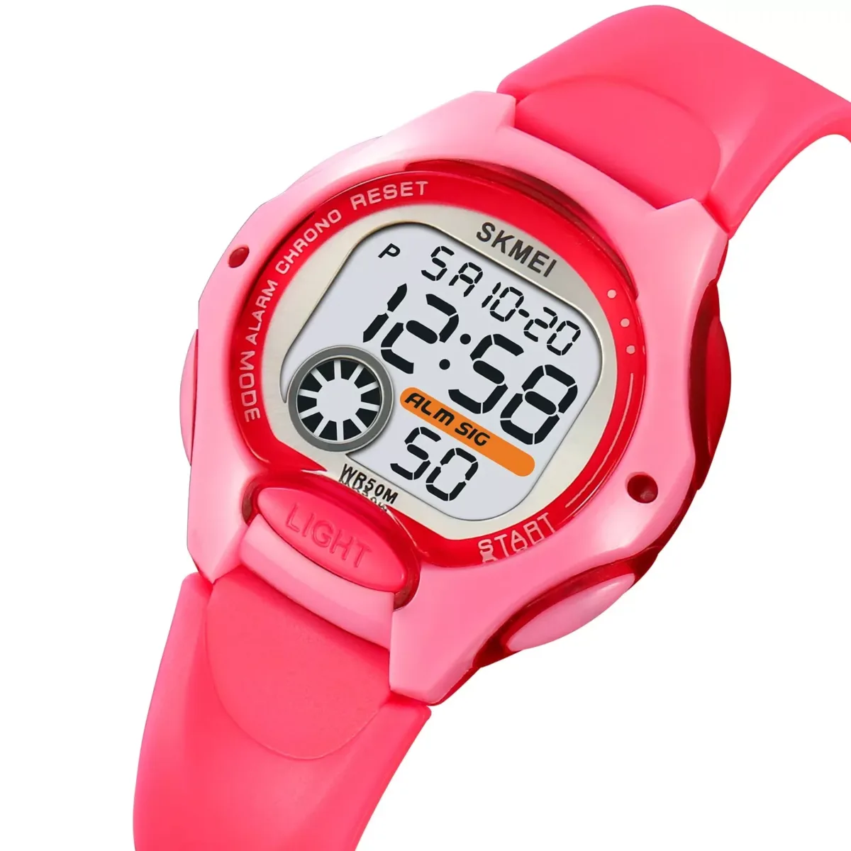 Skmei 2129 Kids Watch 50M Waterproof - Pink - Image 3