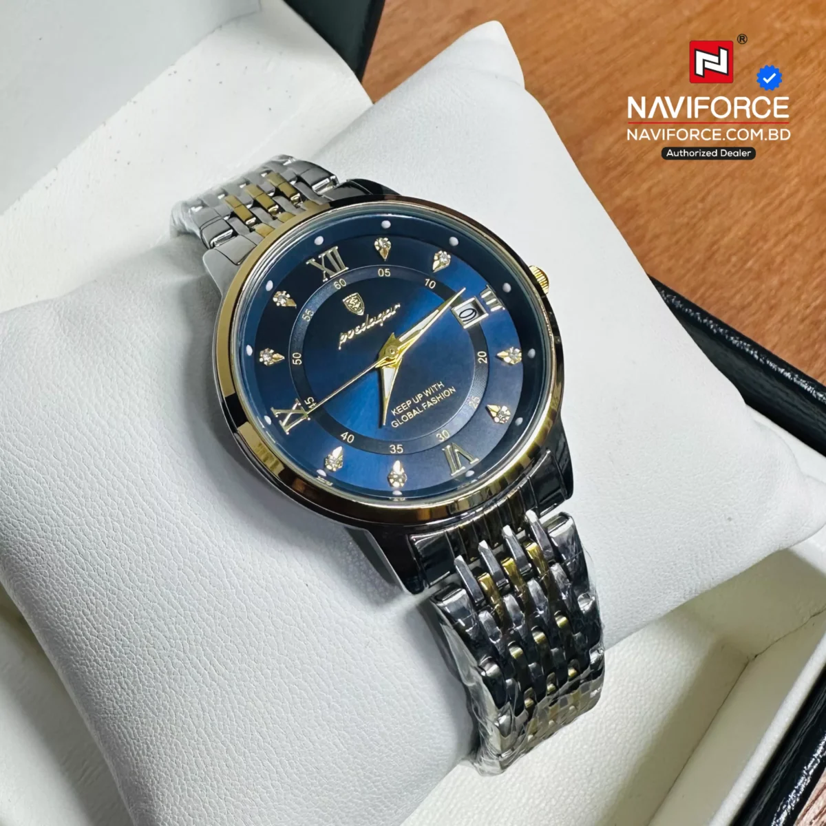 Poedagar 836 CH - Gold Blue For women - Image 1