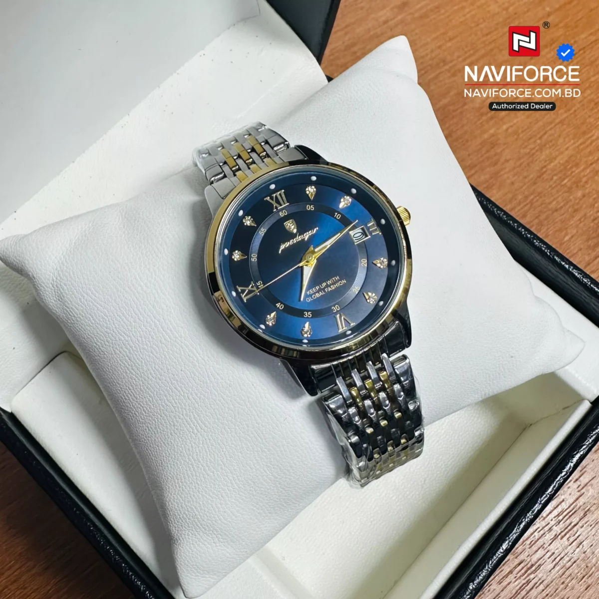 Poedagar 836 CH - Gold Blue For women - Image 2