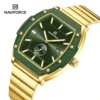 Naviforce 8068 For Men - Gold Green - Image 3