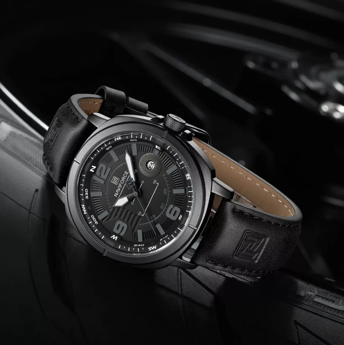 Naviforce 8078 - Black Gray - Image 3