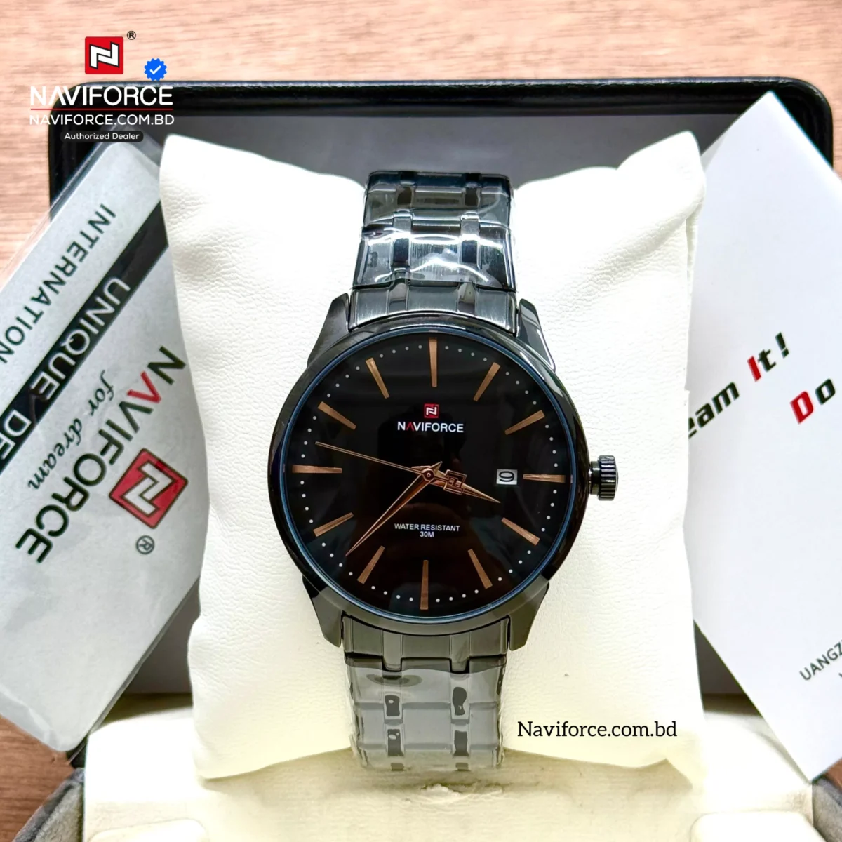 Naviforce 9230 - Black Rose For Men - Image 1