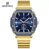 Naviforce 8068 For Men - Gold Blue