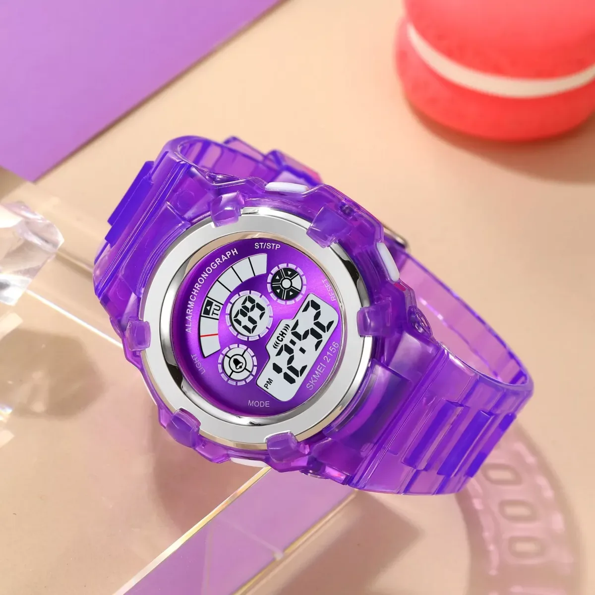 Skmei 2430 Kids Watch 50M Waterproof - purple - Image 2
