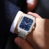 Curren 8457 For Men - Silver Blue - Image 4