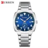 Curren 8472 For Men - Silver Blue - Image 4