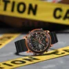 Naviforce 6104 For Men - Black Orange - Image 2