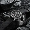 Naviforce 8075 For Men - Silver Black - Image 3