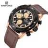 Naviforce 8074 For Men - Rose Brown - Image 5
