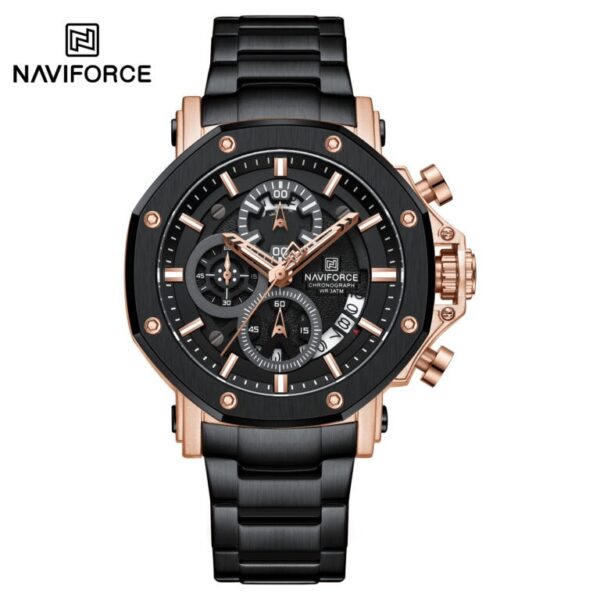 Naviforce 8065 CH - Black Rose For Men - Image 1