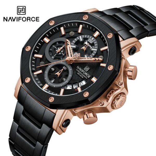 Naviforce 8065 CH - Black Rose For Men - Image 5