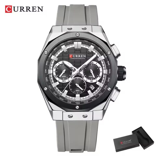 Curren 8464 For Men - Grey - Image 1