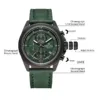 Naviforce 8075 For Men - Green - Image 4