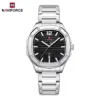 Naviforce 9243 For Men - Silver Black - Image 6