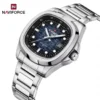 Naviforce 9240 CH - Silver Blue For Men - Image 2