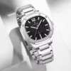 Naviforce 9243 For Men - Silver Black